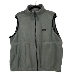 Eddie Bauer Men’s Polartec Fleece Vest Zip Up Outdoor Layer Gray L